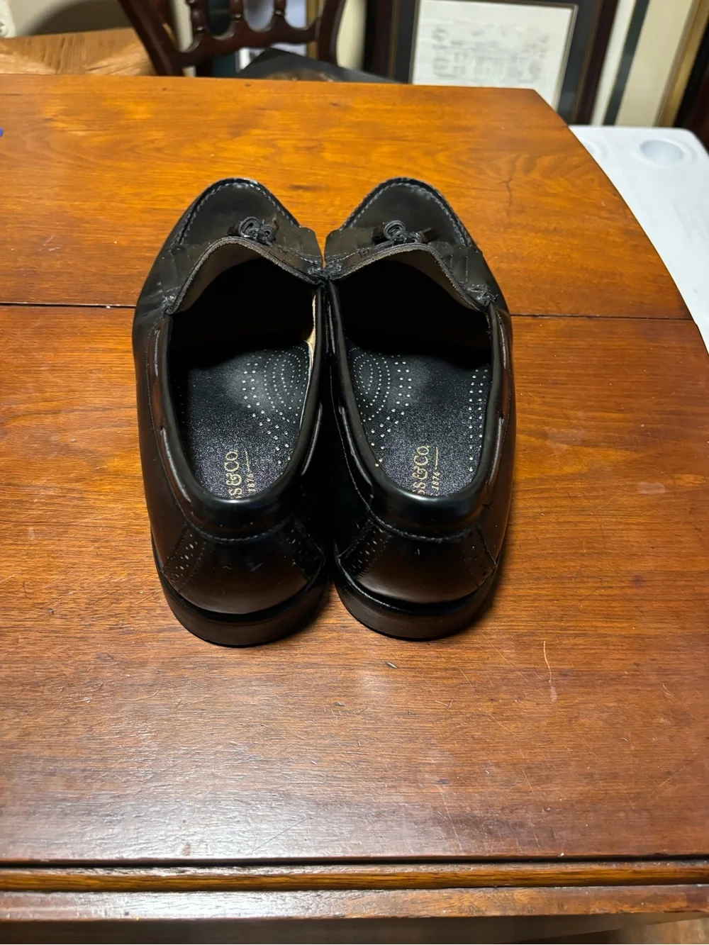 G.H. Bass & Co. Kitties Tassel Loafer Black Leather Size 10.5 D Style 067022